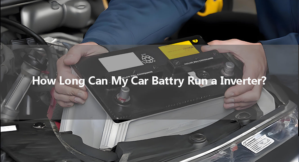 How Long Can My Car Battry Run a Inverter?