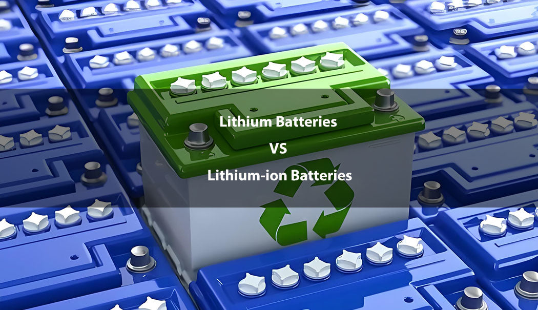 Difference between lithium batteries and lithium-ion batteries