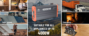 suitable for all appliances up to 4000w