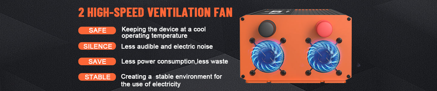 2 high-speed ventilation fan