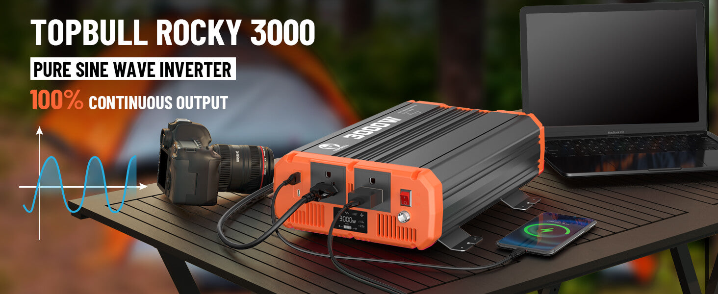 topbull rocky 3000w pure sine wave inverter