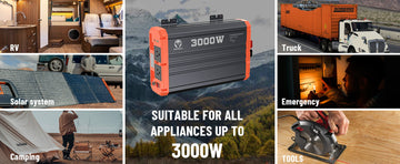 3000W pure sine wave inverter for all appliances up to 3000W