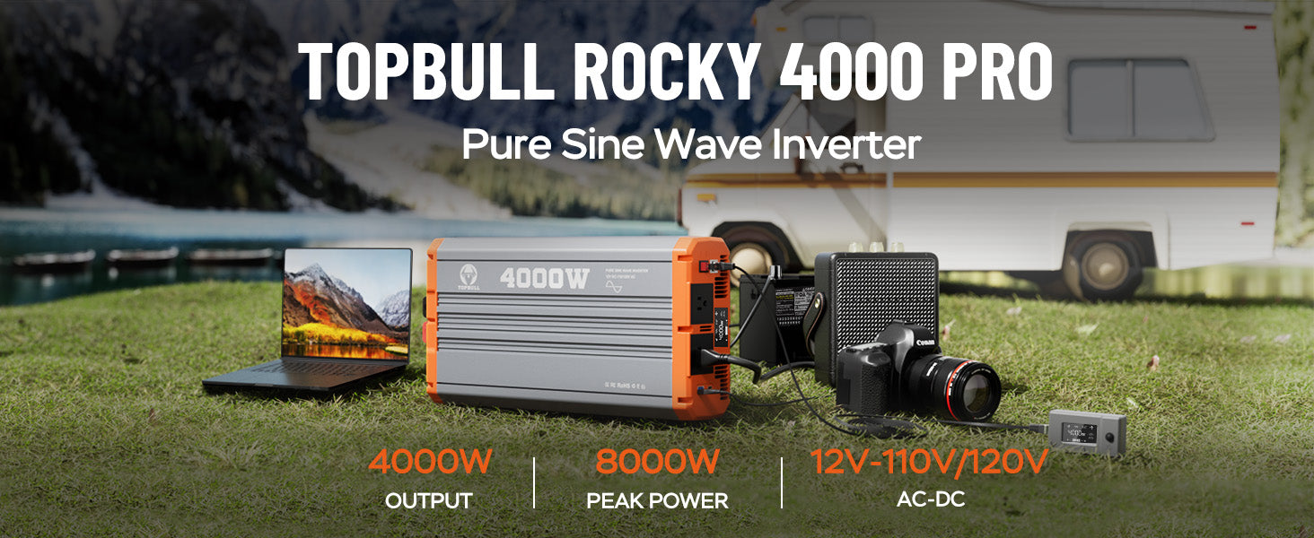 topbull rocky 4000w  pure sine wave inverter