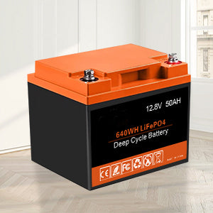 12.8V 50AH LiFePO4 Lithium Battery