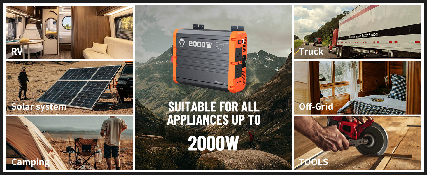 2000W Pure Sine Wave Inverter