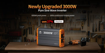 newly upgraded 3000W pure sine wave inverter