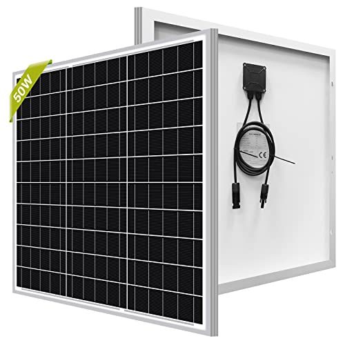 50W Solar Panel 12V(Volts) Monocrystalline