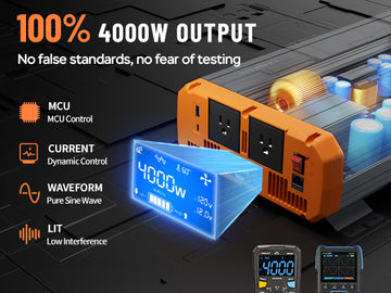 100% 4000w output