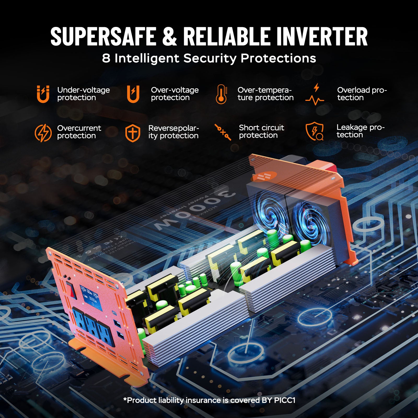 supesafe & reliable inverter