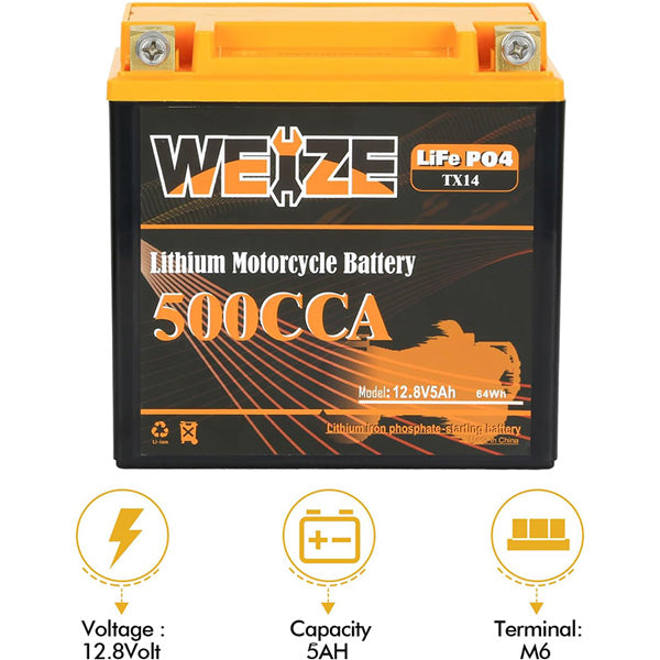 lithium motorcycle battery