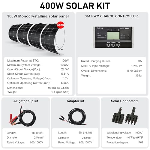 400w solar kit