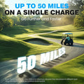 up to 50 miles no a single charge