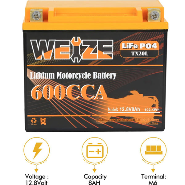 lithium motorcycle battery