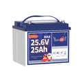 25.6v 25ah LiFePO4 Lithium Battery