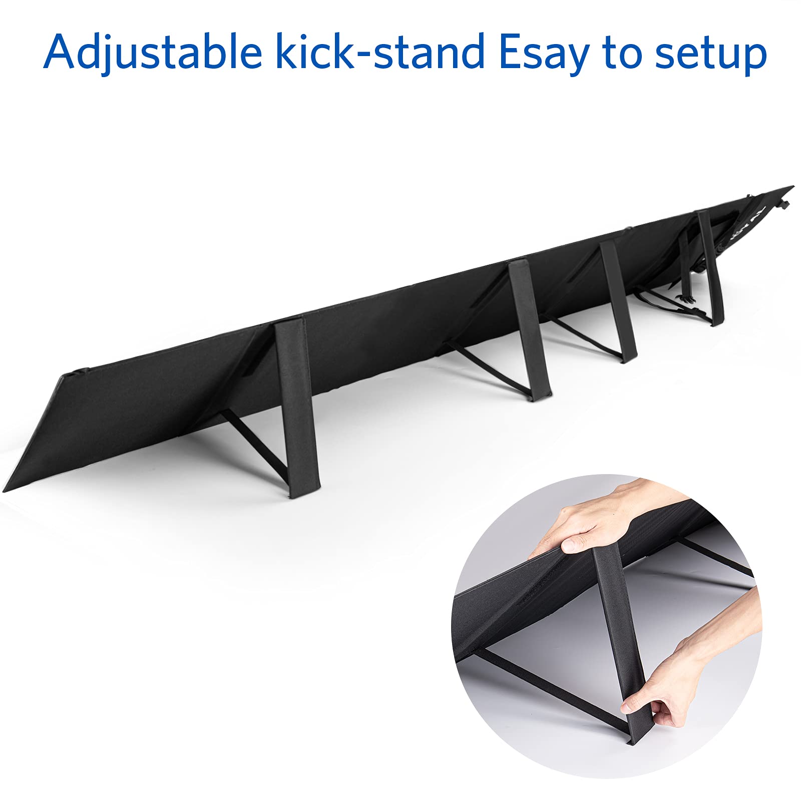 adjustable kick-stand esay to setup