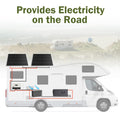 provides electricity on the road