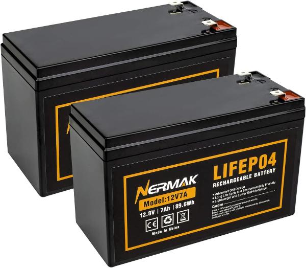 12V 7Ah LiFePO4 Deep Cycle Lithium Battery 