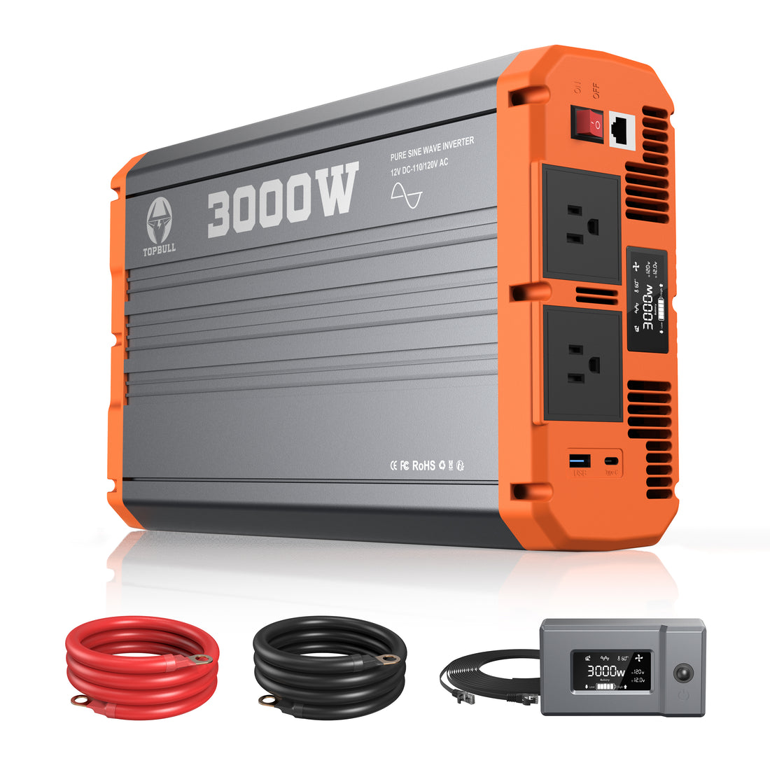 3000 Watt Pure Sine Wave Power Inverter