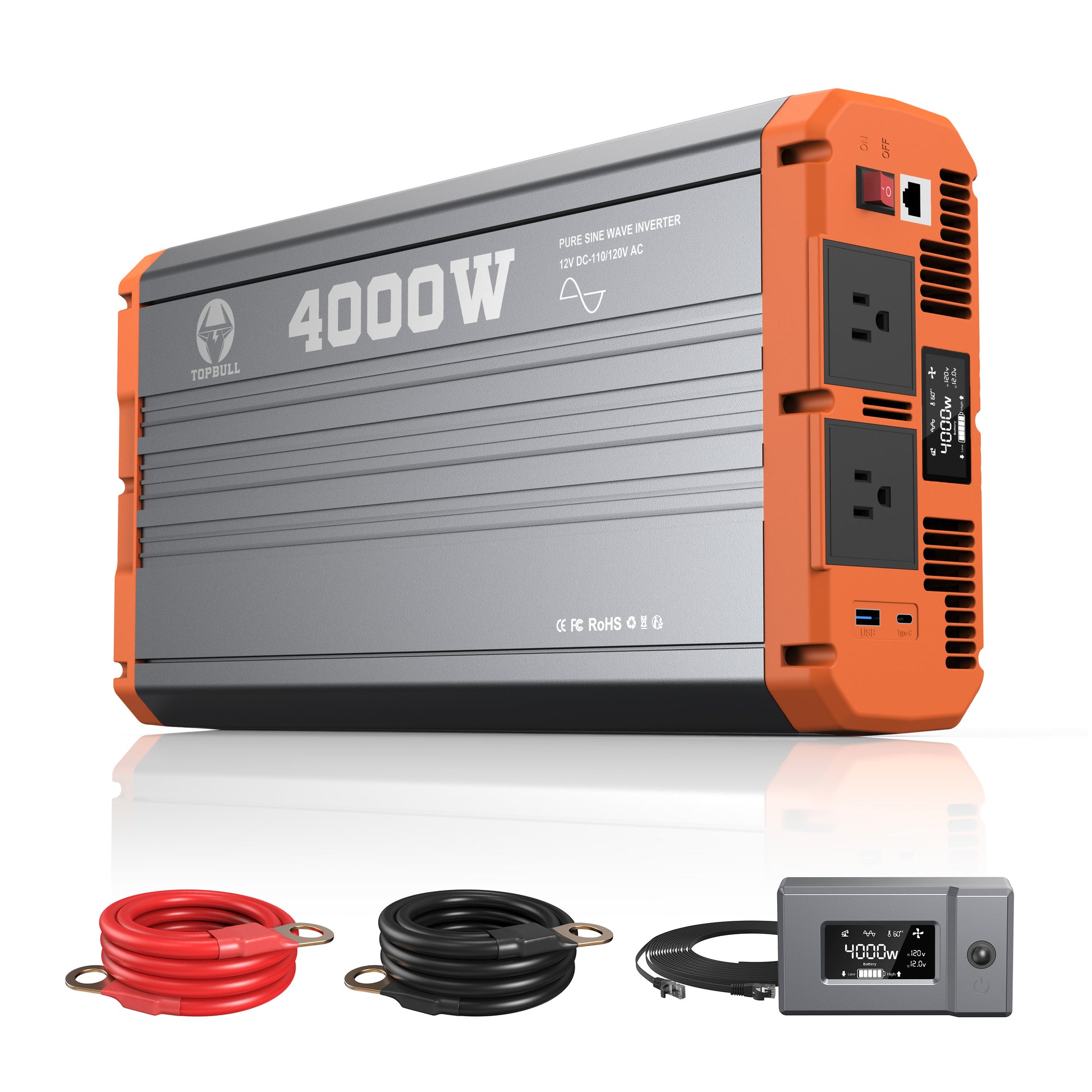 4000 Watt Pure Sine Wave Power Inverter