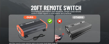 20FT remote switch