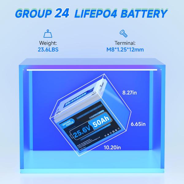 24V 50ah battery