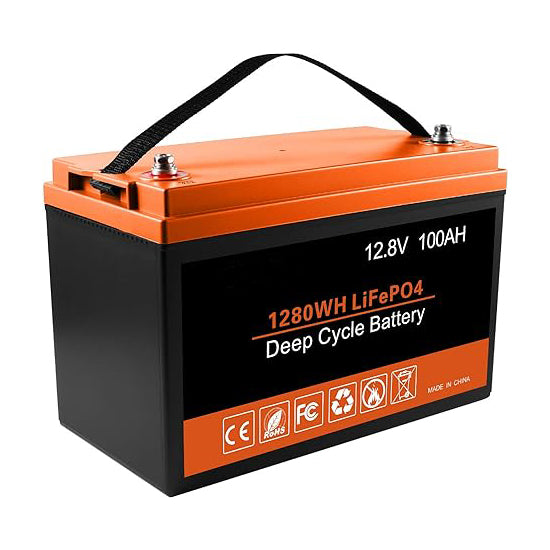 12.8V 100AH LiFePO4 Lithium Battery