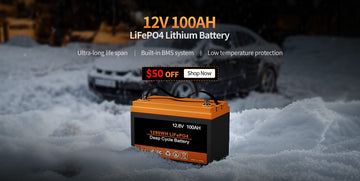 12V 100AH LiFePO4 lithium battery