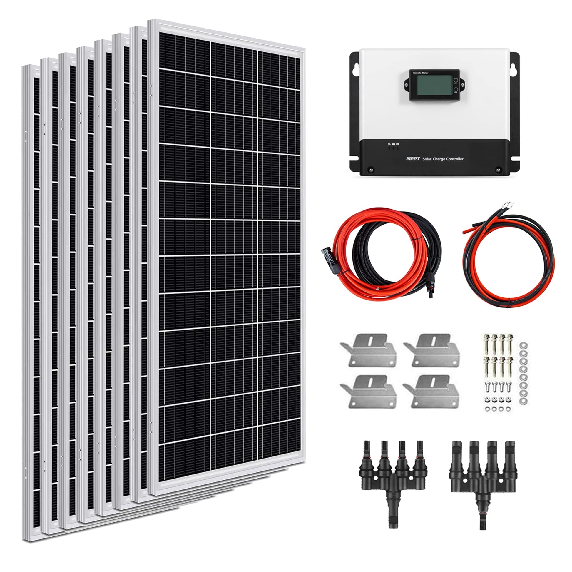 800w 12v solar panel kit