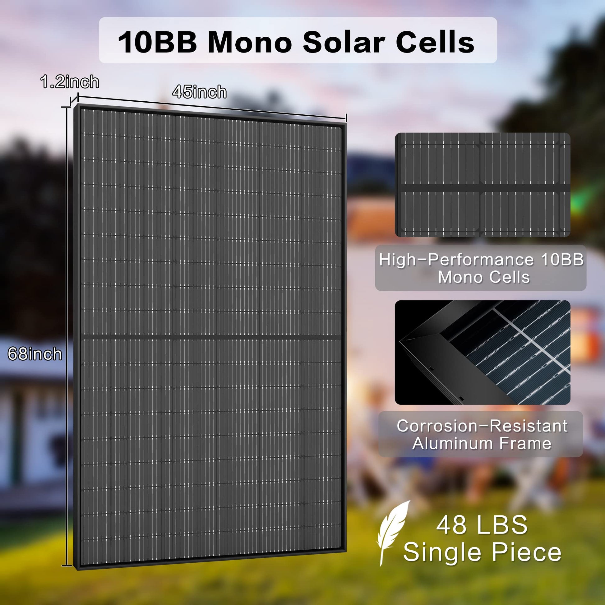 10bb mono solar cells