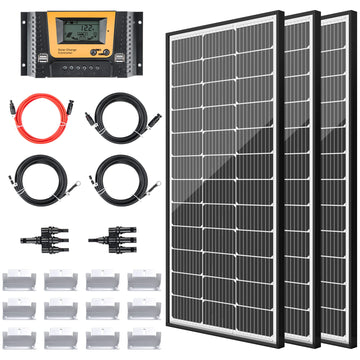 300 Watt 12 Volt Solar Panel Kit