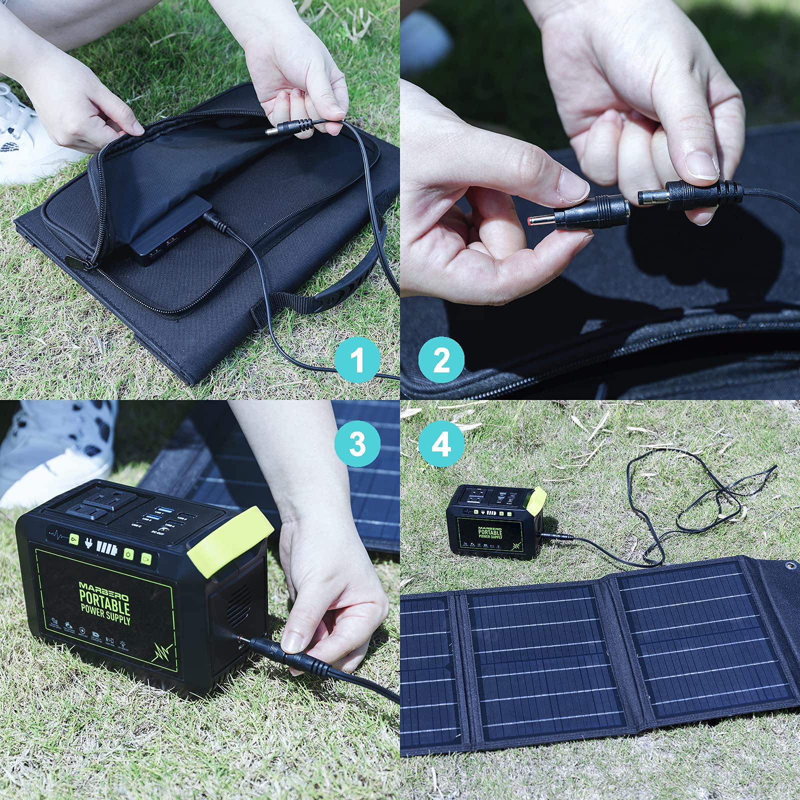 30W Foldable Portable Solar Panel