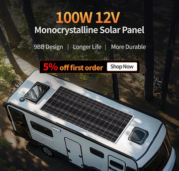 100W 12V monocrystalline solar panel