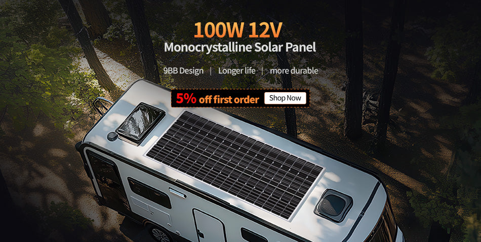 100W 12V monocrystalline solar panel