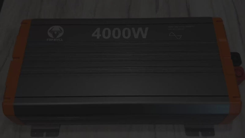 TOPBULL 4000 Watt Pure Sine Wave Power Inverter